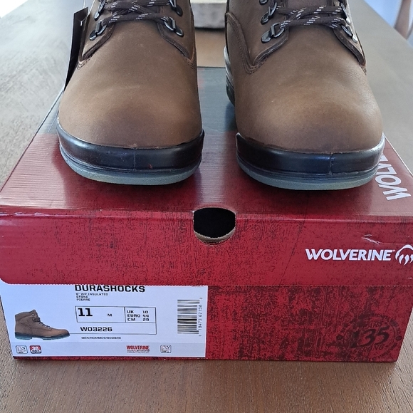 Wolverine I-90 DuraShocks® Waterproof Insulated 6" Work Boot - Stone - Size: 11 - Picture 3 of 8